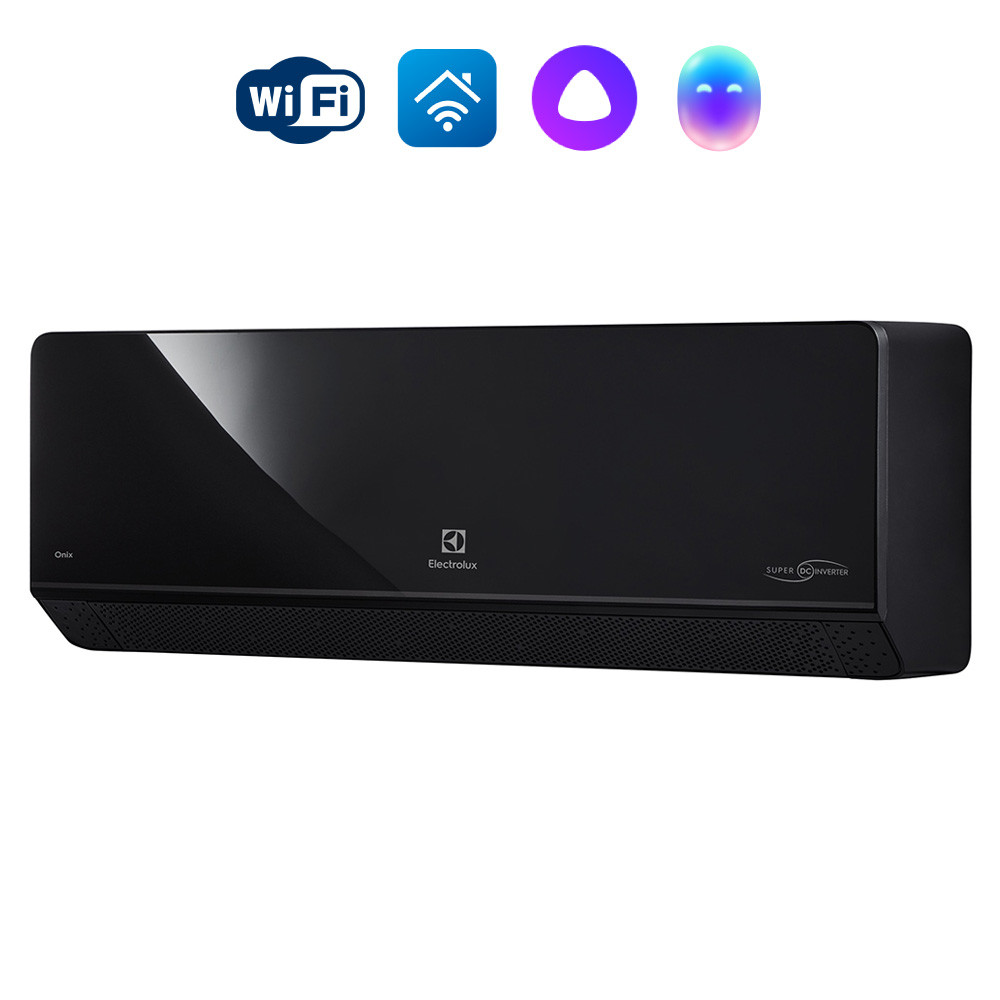 Сплит-система инверторного типа Electrolux Onix Super DC EACS/I-09HIX-BLACK/N8 комплект в компании ICEКОХИНОР