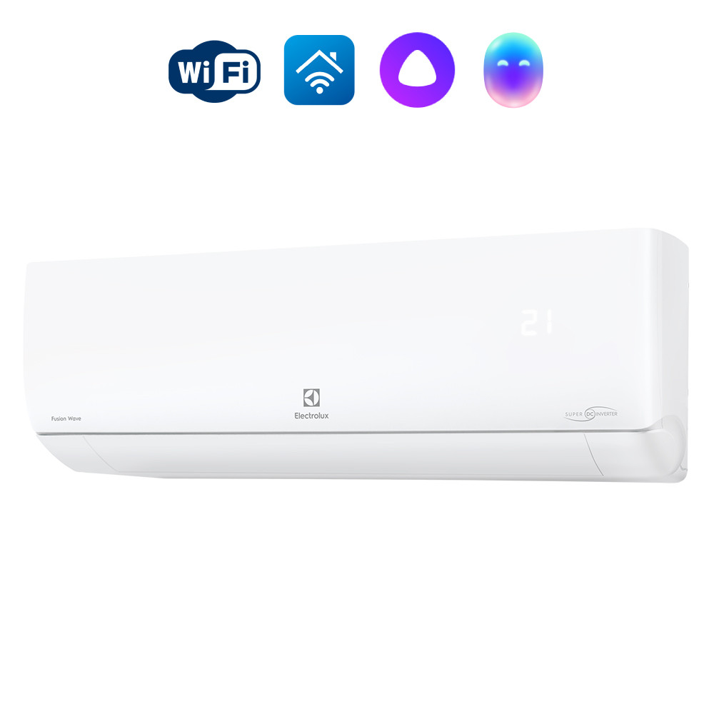 Сплит-система инверторного типа Electrolux Fusion Wave Super DC EACS/I-07HFW/N8 комплект в компании ICEКОХИНОР