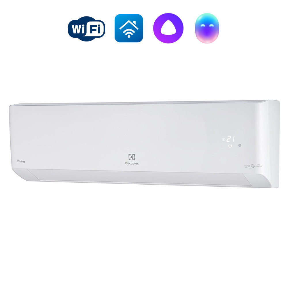 Сплит-система инверторного типа Electrolux Viking 2.0. Super DC Inverter EACS/I-24HVI/N8_21Y комплект в компании ICEКОХИНОР